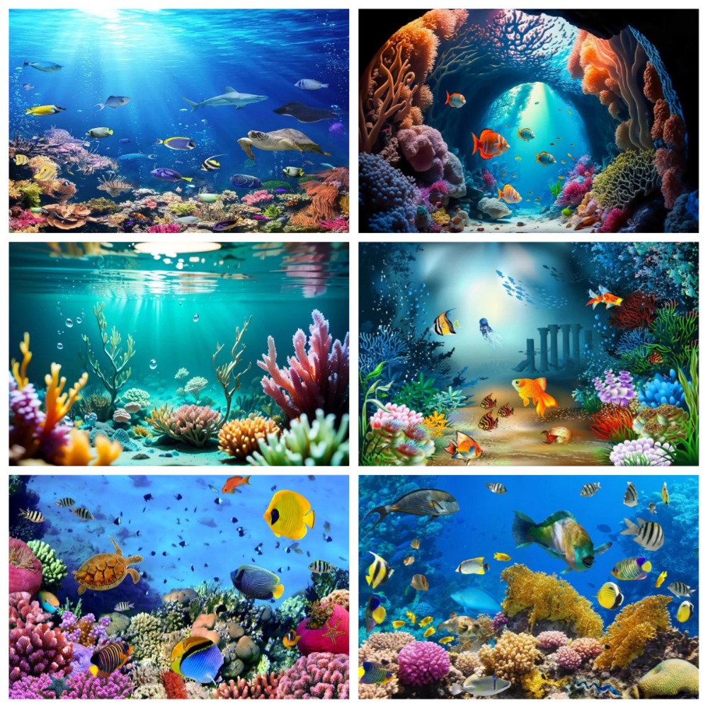 Aquarium Fish Of The World - Фон для фотосъемки на тему подводного