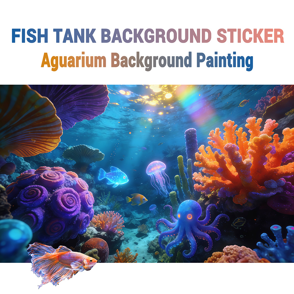 Aquarium Fish Of The World - Подводный мир под радужным светом, наклейки