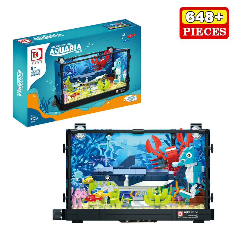 Aquarium Fish Of The World - 648 шт., экзосистема акулы, танк, строительные