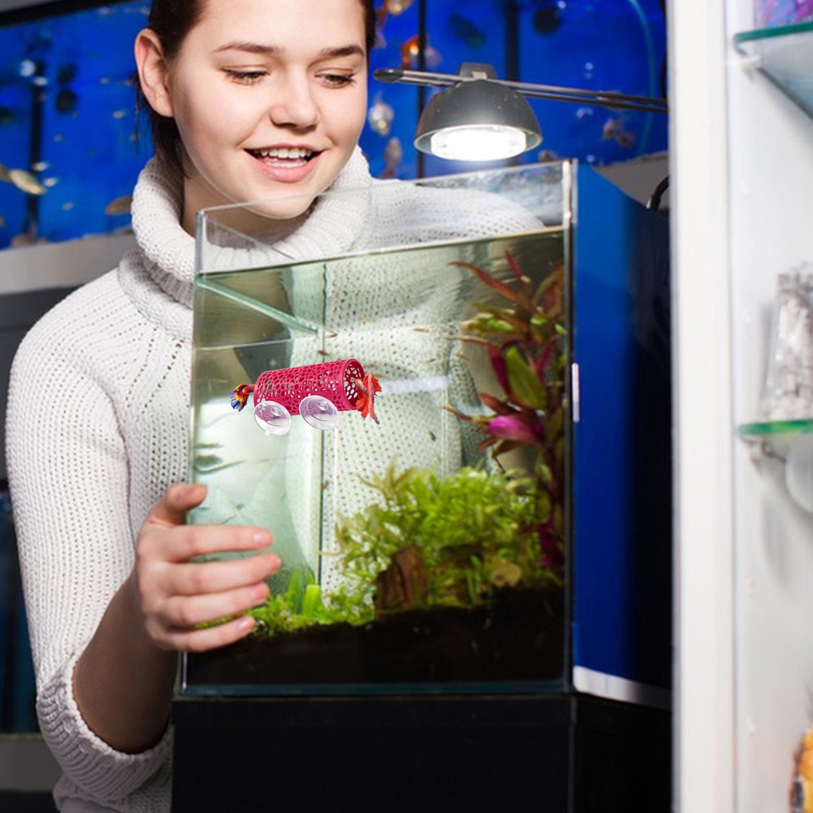 Aquarium Fish Real - Уютное убежище-туннель для рыбок Betta: безопасный