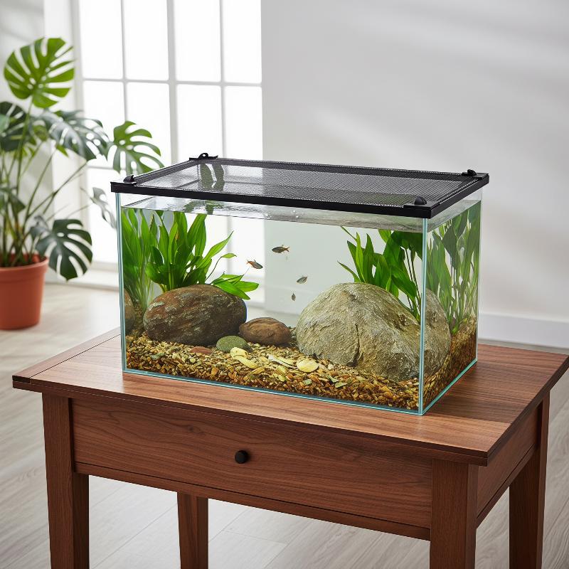 Aquarium Fish Jump Guard - Магнитная сетка-крышка для аквариума от выпрыгивания