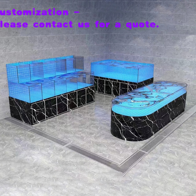 Aquarium Fish Restaurant - Коммерческий стеклянный аквариум для живой морской