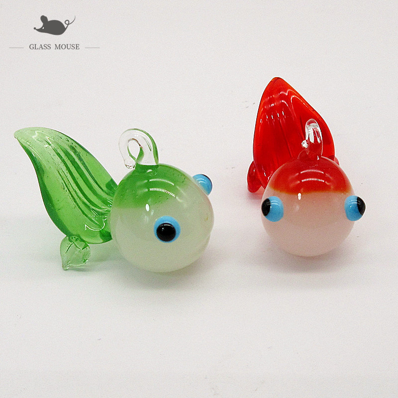 Aquarium Fish Colorful - Кулон в виде муранское стекло ручной