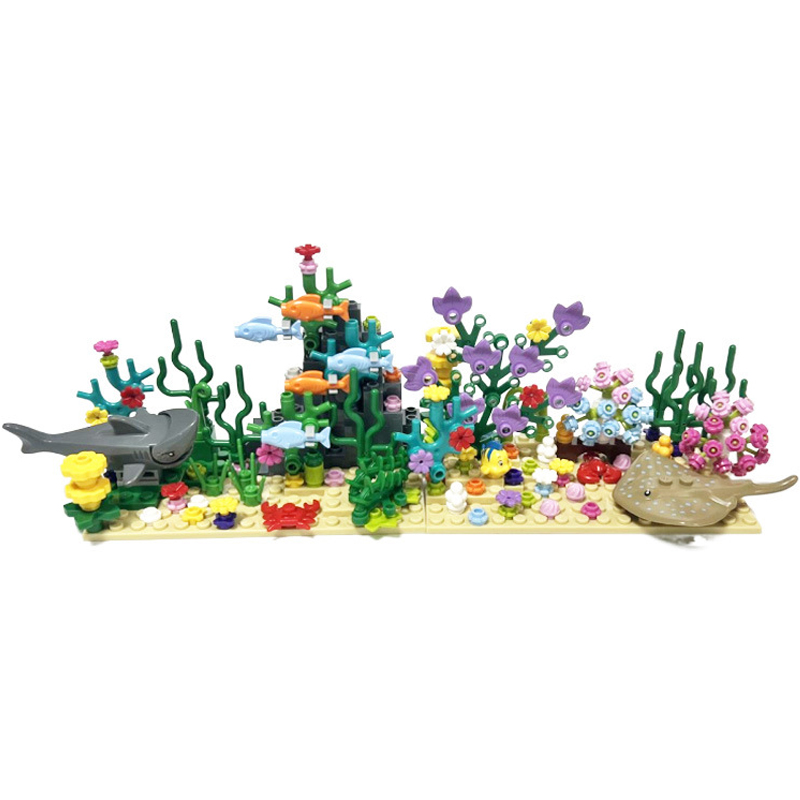 Aquarium Fish Of The World - Городской конструктор MOC: Подводный мир аквариума,