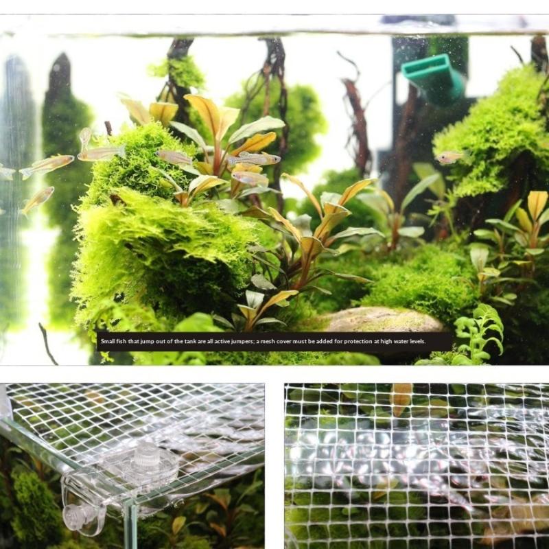1 шт. Защитная сетка от прыжко – обзор и цена Aquarium Fish Jump Guard