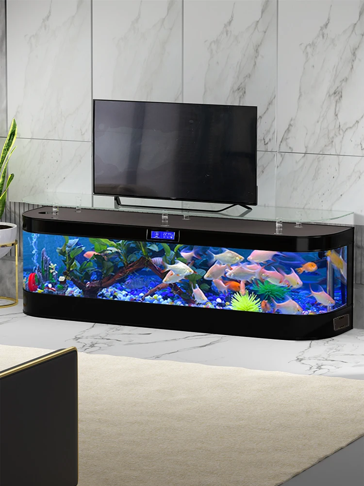 Тумба под ТВ со стеклянным акв – обзор и цена Aquarium Fish Delivery