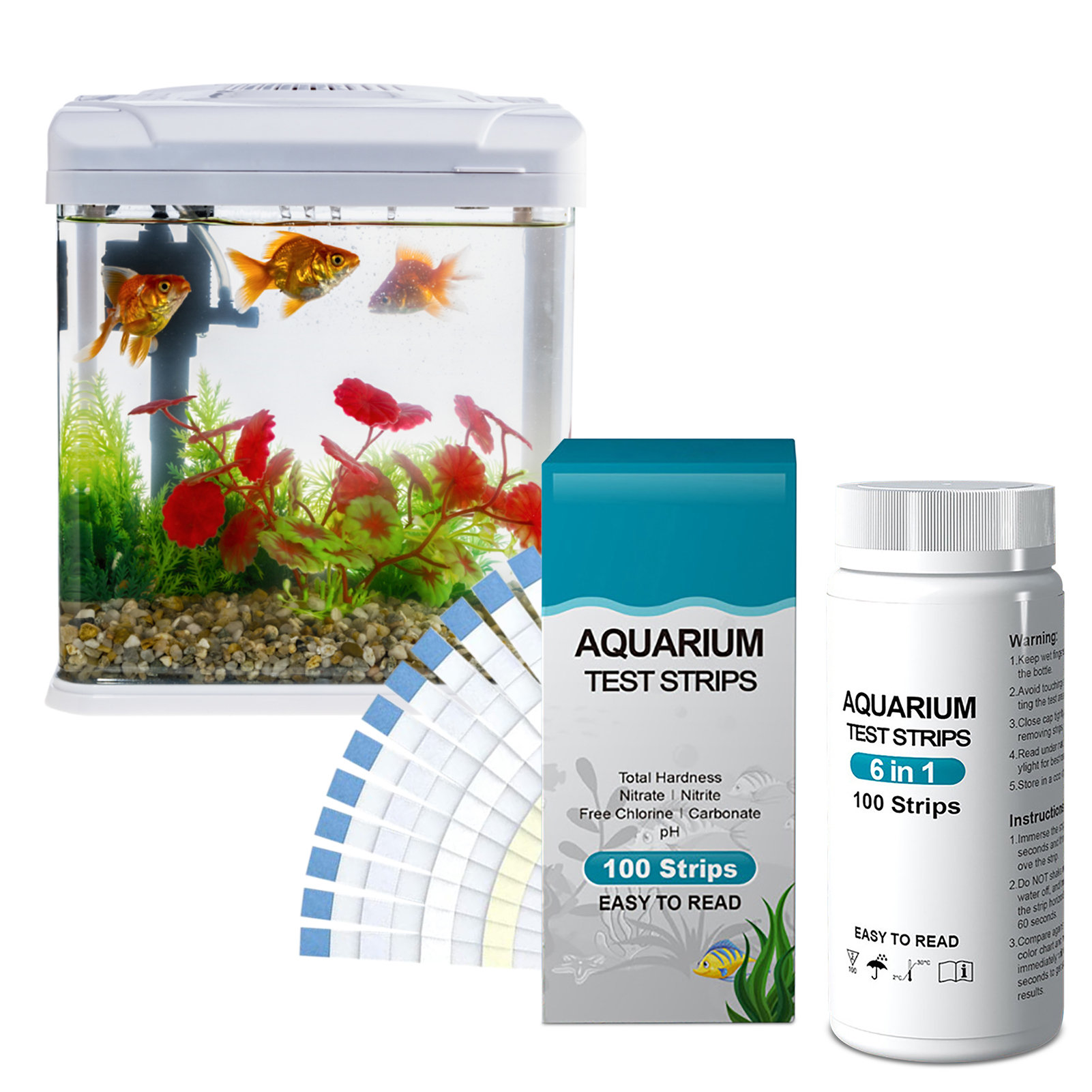 Тест-полоски 6 в 1 для определ – обзор и цена Aquarium Fish Pond