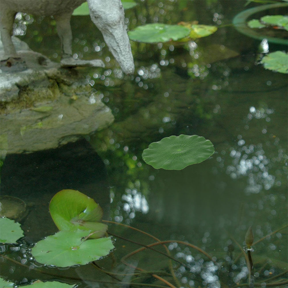 15 шт. искусственных листьев л – обзор и цена Aquarium Fish Pond
