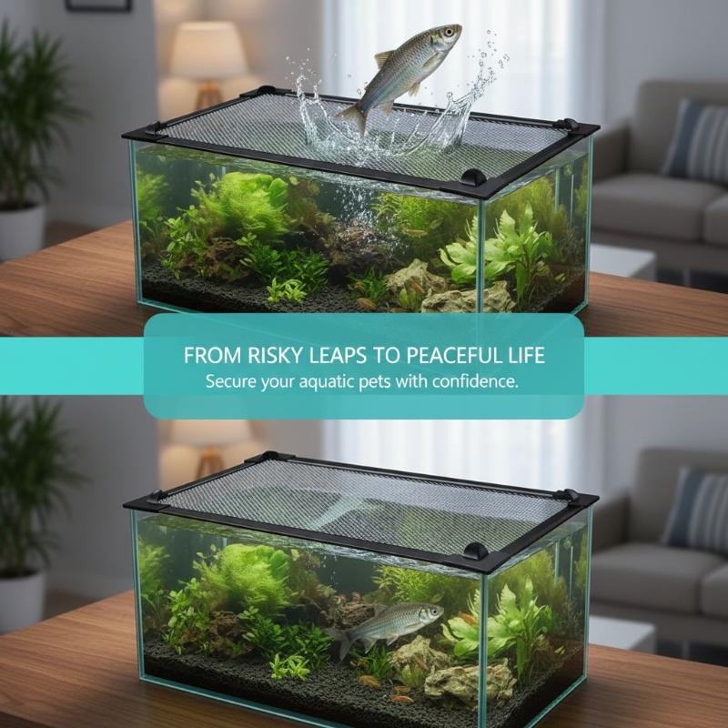 Магнитная сетка-крышка для акв – обзор и цена Aquarium Fish Jump Guard
