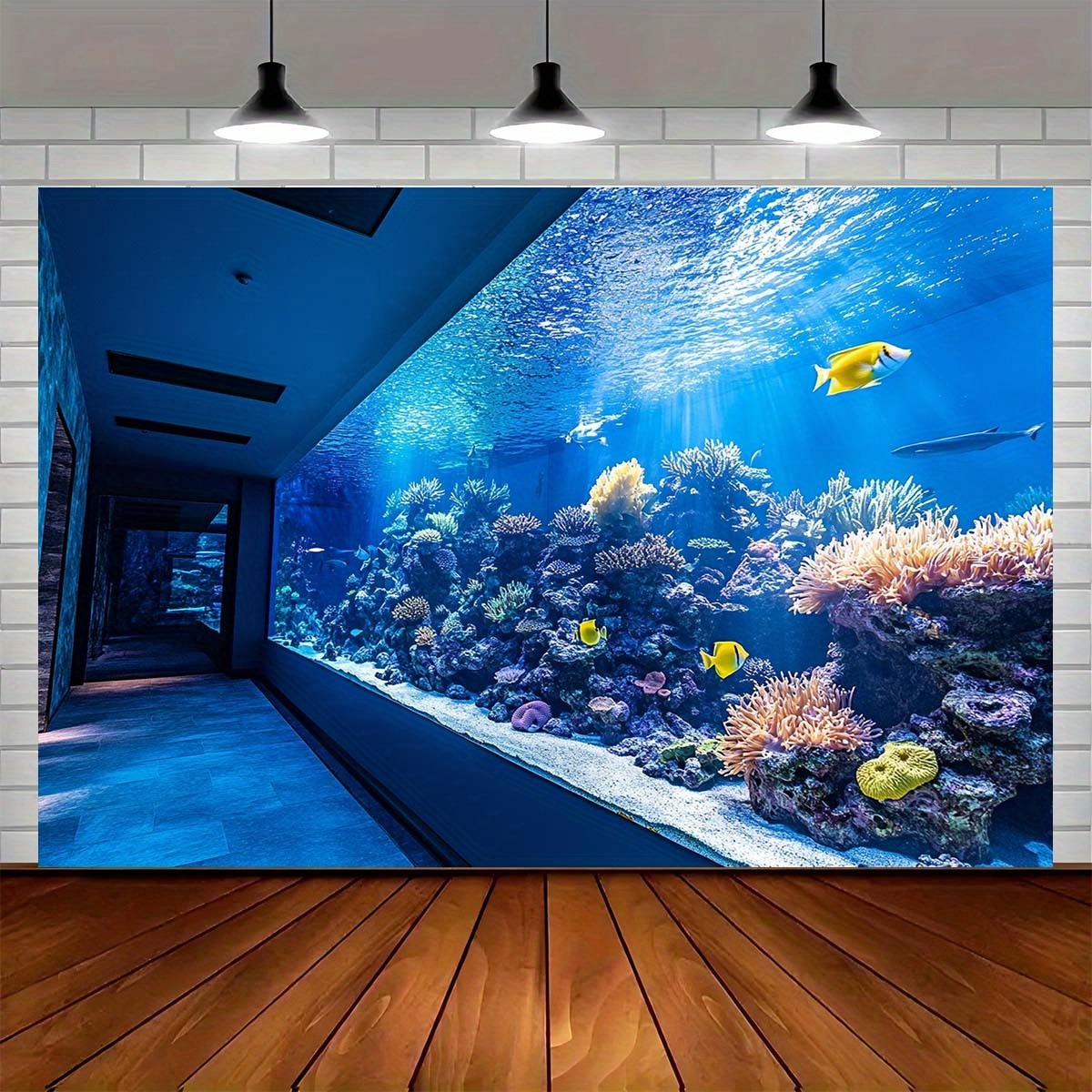 Яркий настенный гобелен с изоб – обзор и цена Aquarium Fish Colorful