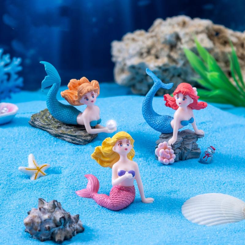 Набор из 4 пластиковых миниатю – обзор и цена Aquarium Fish Real