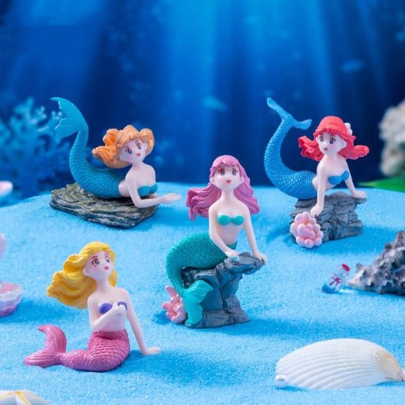 Набор из 4 пластиковых миниатю – обзор и цена Aquarium Fish Real
