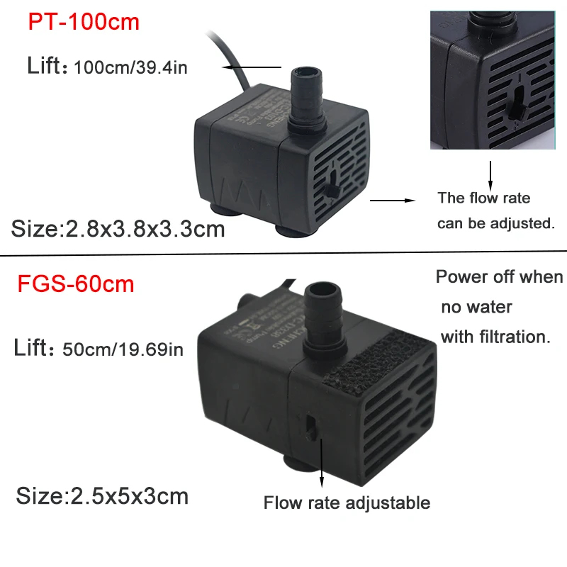 Погружной USB-насос для аквари – обзор и цена Aquarium Fish Real