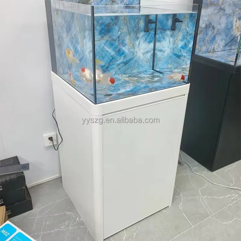 Прямоугольный стеклянный аквар – обзор и цена Aquarium Fish Restaurant