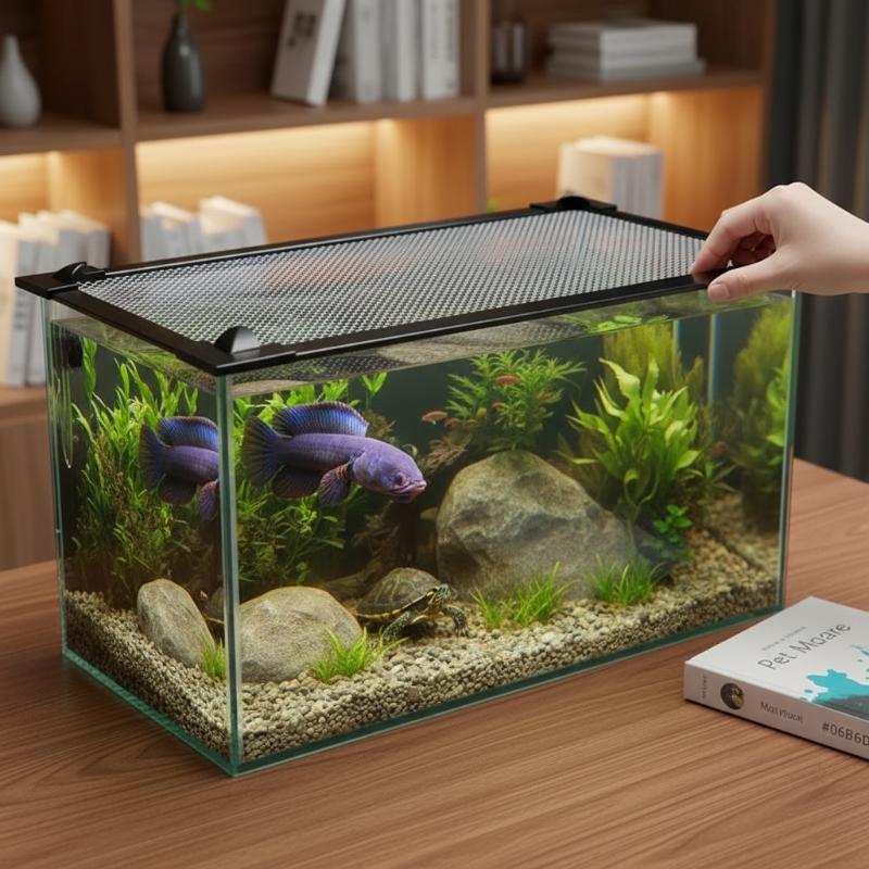 Магнитная сетка-крышка для акв – обзор и цена Aquarium Fish Jump Guard